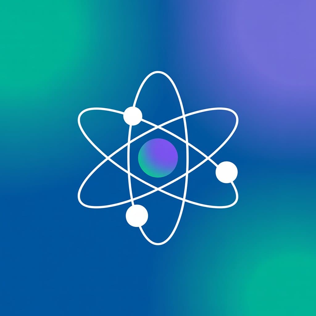 STEM education visualization showing math and physics concepts